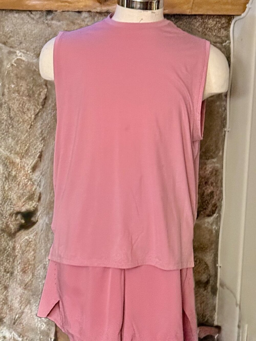 All in Motion Target Men's 2-Piece Performance Set Dusty Rose Tank XXL Short L